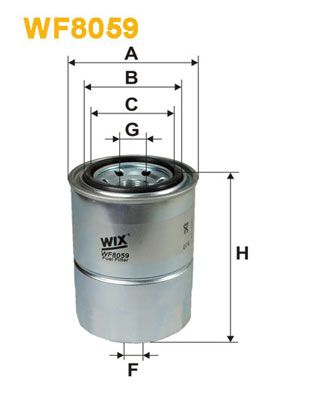 WIX FILTERS Polttoainesuodatin WF8059
